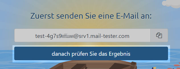 Mail Tester jetzt prüfen